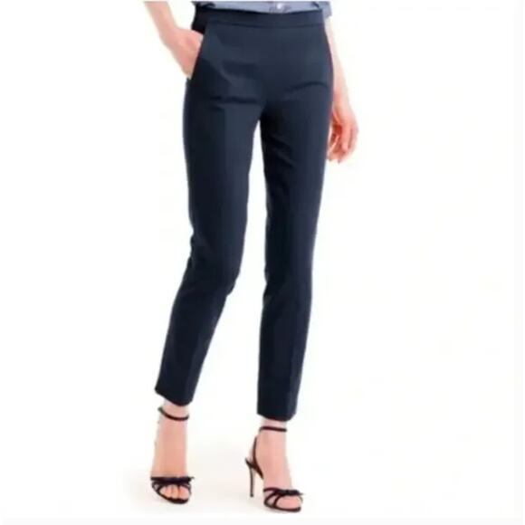 J. Crew Navy Martie Pants Size 14 - Picture 1 of 7